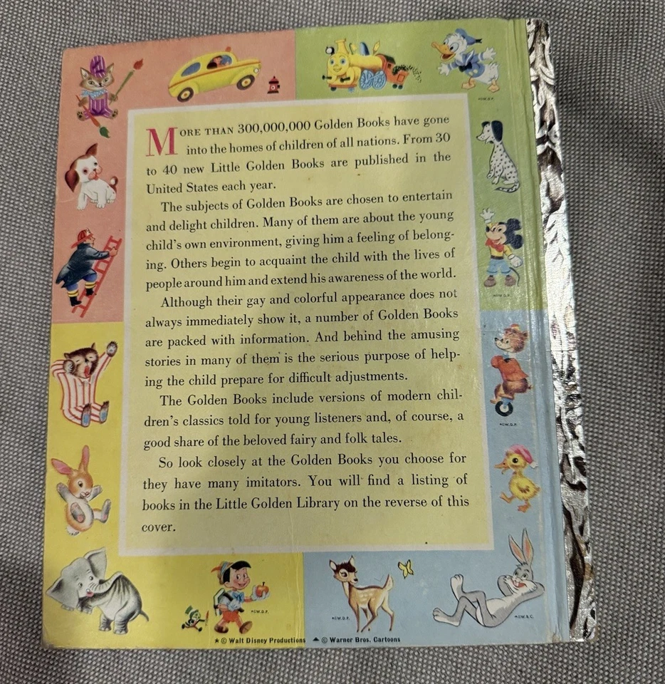 Walt Disney's LADY Vintage A Little Golden Book 1954, 1st Edition “A” - Image 2 of 4