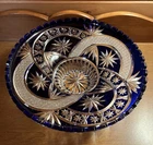 Waterford?  Cobalt Blue Lead Crystal  Bowl, 12” Gorgeous