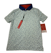 Redvanly Boys Bedford Polo Color Breeze Size Medium New With Tag