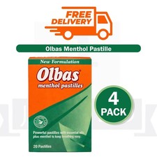 Olbas Oil Menthol 20 Pastilles - PACK OF 4