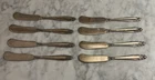 Prelude by International Sterling Silver Butter Spreader Knife Flat Handle 8 pcs
