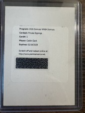 2026 WNBA Panini Donruss CAITLIN CLARK ON CARD AUTO PRIVATE SIGNINGS SSP Fever🔥