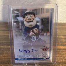 Swinging Friar 2019 Mascot Autographed Car Opening Day
