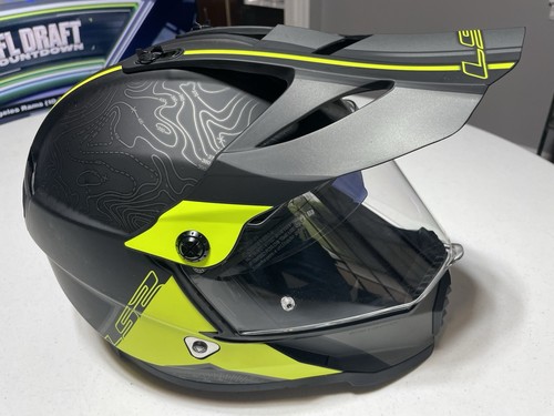 LS2 Blaze Elevation Adventure Motorcycle Helmet W/ SunShield Medium