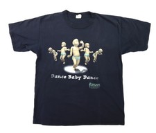 Vintage 90s Xl Black Kinetix Ooga Chaka Dancing Dance Baby Meme Funny T Shirt