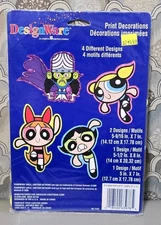 NEW! Vintage 1999 Y2K DesignWare Powerpuff Girls Party Print Decorations - NOS