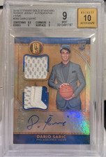 2016-17 Panini Gold Standard Rookie Jersey Prime 21/25 Dario Saric #269 Auto