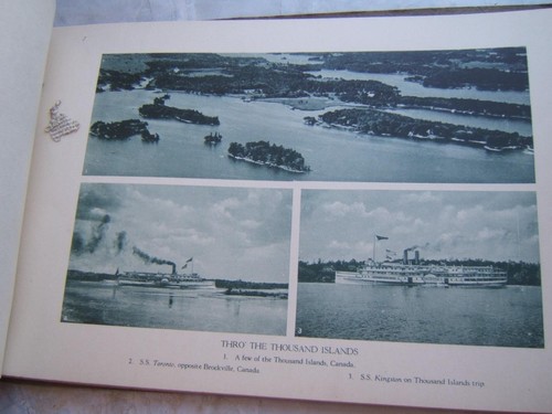 ANTIQUE 1931 AMONG THE THOUSAND ISLANDS BOOK 20 PAGES OF PICTURES - Picture 6 of 13