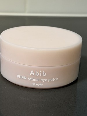 Abib Glow Jelly Retinal PDRN Eye Patch Pink 60 Pads 2.96oz Under Eye