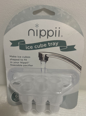 Nippii ice cube tray for freezable pacifiers for babies teething gum soothers!