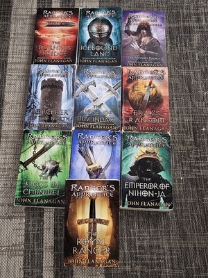 Ranger's Apprentice Series John Flanagan Paperback 10 Book Lot Fantasy 2-10 12