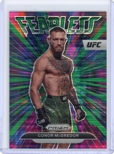Panini Prizm UFC Conor McGregor #13 Fearless Green Pulsar 2023/25 SP