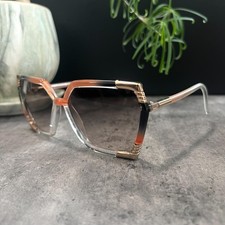 Ted Lapidus Vintage French Made Sunglasses Women's Eyewear Black Frame