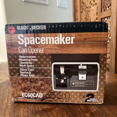 Vintage Black & Decker Spacemaker Can Opener EC60CAD NEW Old Stock Original - Picture 4 of 6