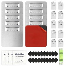 mizikuu Ganci Adesivi per Quadri a Specchio Set di 10 Ganci Autoadesivi per Q