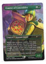 MTG magic cards 1x Courier of Comestibles - commander party promo Unique & Misc