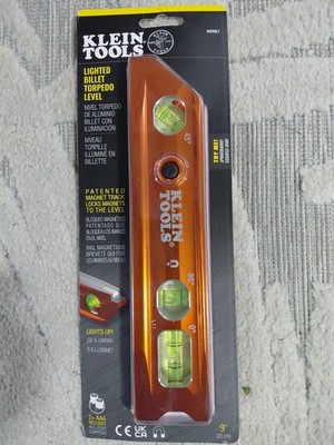 Klein Tools Lighted Torpedo Billet Level (935RBLT)