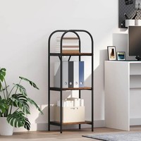 BüCherregal 3 Ebenen 40 X 30 X 109 Cm Holzwerkstoff Altholz