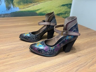 Used Spring Step L'Artiste Womens Foxglove size 8