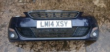 PEUGEOT 308 MK2 T9 2013-15 FRONT BUMPER 5DR BLUE USED GENUINE OEM