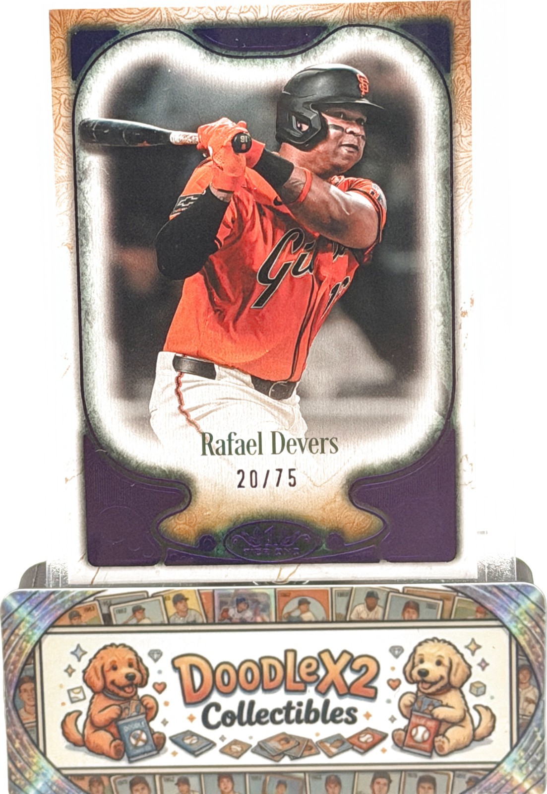 Rafael Devers 2026 Topps Tier One Purple SSP 20/75 #63 Giants