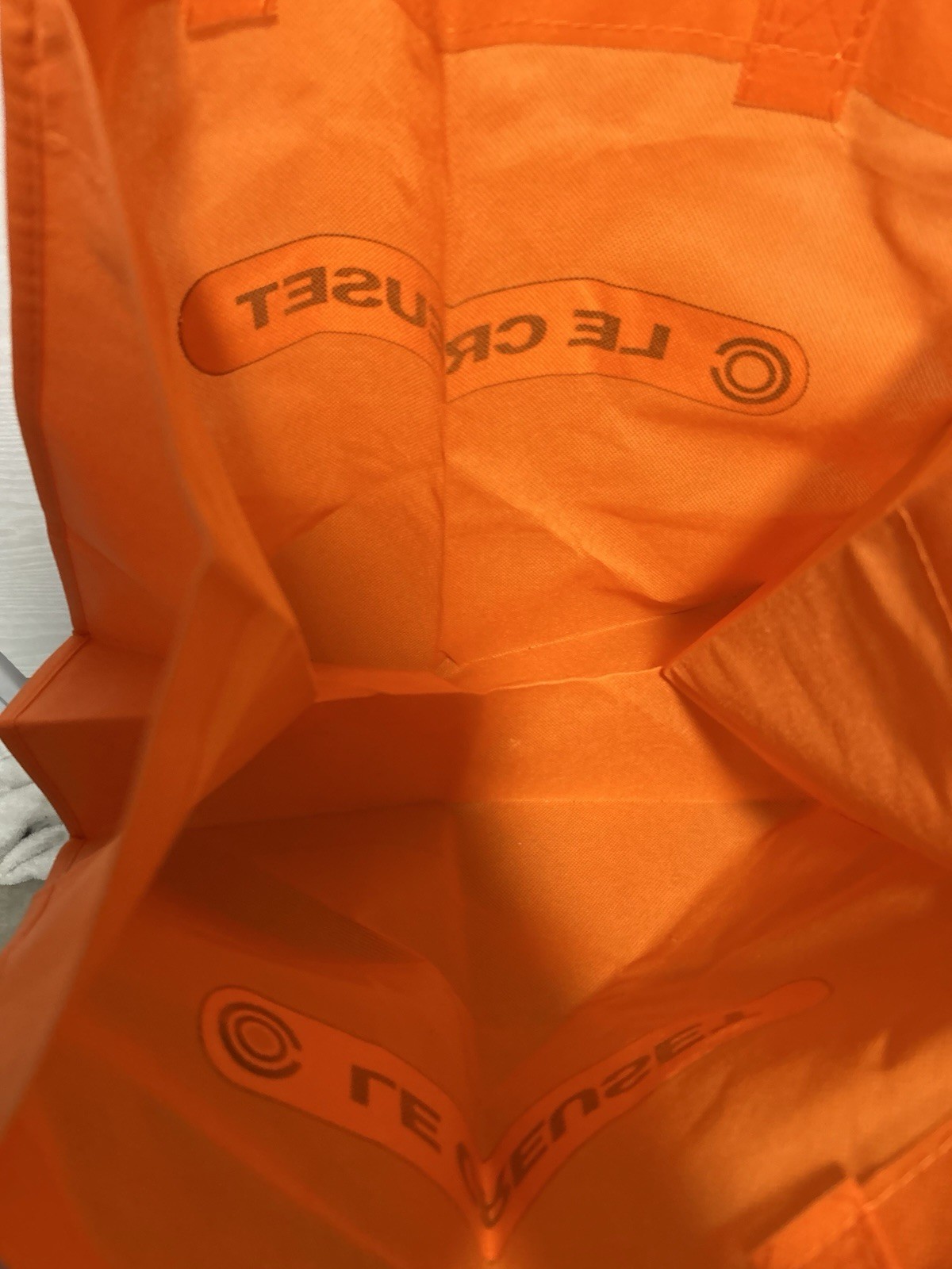 Bright Orange Le Creuset Tote Bag image 4
