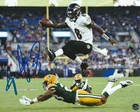 Lamar Jackson Autographed Signed Baltimore Ravens 8x10 Photo with COA-Hologram