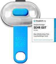 Max & Molly LED Dog Collar Light - USB Rechargeable Safety Light for Night Walki