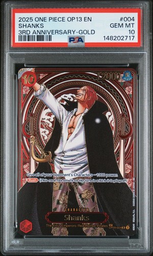 Shanks (SP Card Gold) graded PSA 10 for sale on eBay