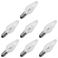 Weihnachts-Ersatzlampe E10 GlüHlampe Klassisch 55V 3W 2200K Dimmbar Klar 7 StüCk