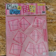EK Success Plan-a-Page Jumble Box Scrapbook Layout Planning Tool Stencil