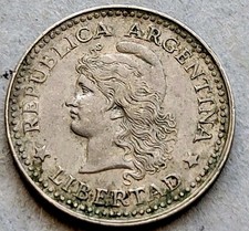 ARGENTINA 🇦🇷 FIVE (5) CENTAVOS COIN 1958