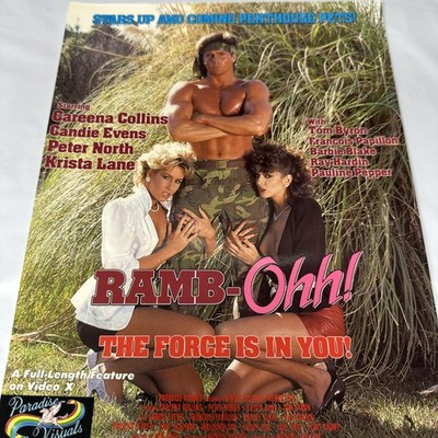 RAMBOHH CANDIE EVENS CAREENA COLLINS   Film Promo Ad SLICK