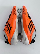 Adidas F50 Adizero Orange Football Soccer Cleats Boots US9 1/2 UK9 EUR43 1/3