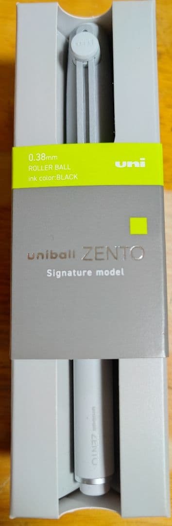 Uniball Zento Signature Model Silver 0.38mm Japan New