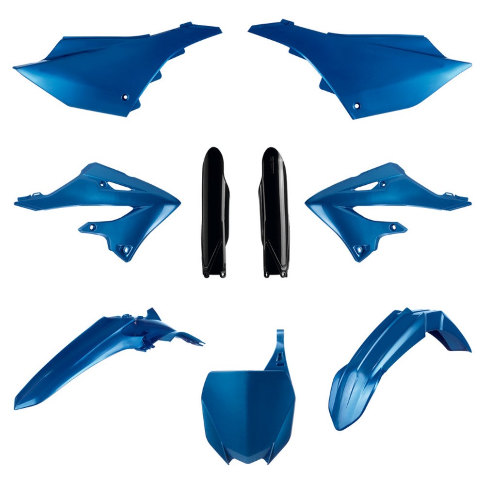 Free Shipping Polisport Plastic Kit - Blue Yamaha YZ125/250 For Motorcycle