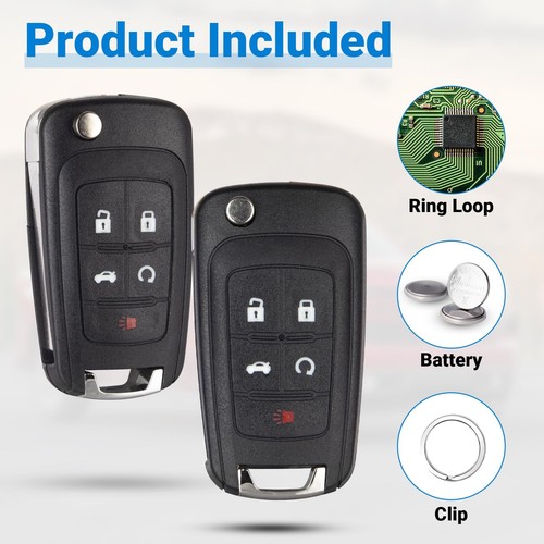 Ricambio portachiavi auto ingresso senza chiave per Chevy Equinox Cruze Camaro Sonic Im... - Foto 7 di 7