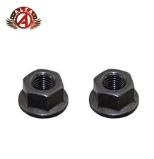 ALTA 2pc Front Axle Nuts 5/16 x 26T Black Bike Hub Nuts Cruiser BMX Bicycles.