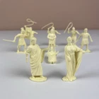 Marx Ben Hur Cream Emperor Empress Gladiators Slave Seated Figure Vtg 1959-1962