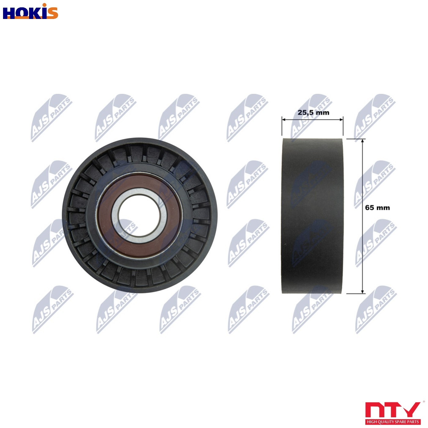 TENSIONER LEVER VRIBBED BELT RNK-MS-022 FOR MITSUBISHI ASX LANCER/VIII  DODGE