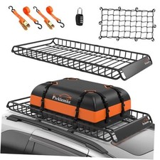Roof Rack Cargo Carrier, Universal Roof Basket 77"x 36"x 5"  15 X-Large