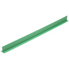 Green T-Shape Produce Case Divider Shelf Divider - 30"L x 2"H
