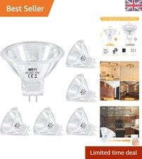 Dimmable MR11 GU4 Halogen Bulbs - Warm White 2700K - 6-Pack for Stylish Lighting