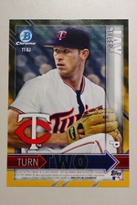 JOSE BERRIOS  -  2016 BOWMAN 5X7 TURN TWO GOLD - TYLER JAY/JOSE BERRIOS   #ED/10