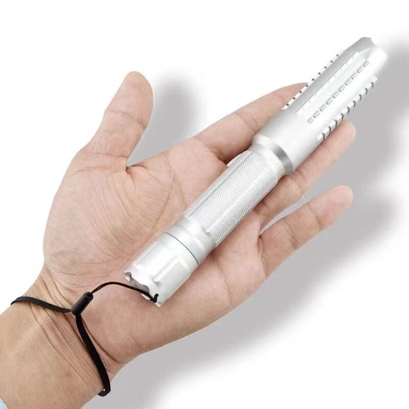 1mw Green Laser Pointer Pen Visible Beam Light Adjustable Focus Laser+Batty+Box View 2