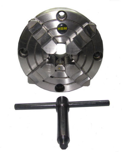 4 JAW INDEPENDENT LATHE CHUCK 80MM - 250MM VARIOUS SIZES RDGTOOLS PRECISION - Picture 4 of 7