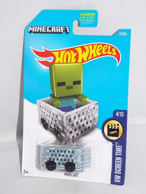 hot wheels minecraft cart