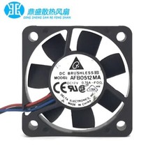Delta AFB0512MA 5010 DC12V 0.15A 5CM 3-Wire Cooling Fan