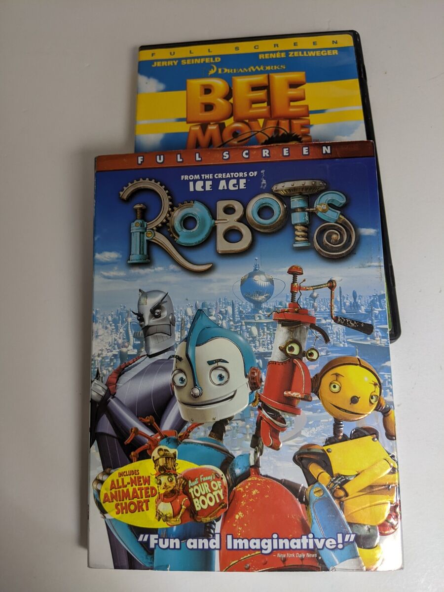 DVD Video FULLSCREEN - ROBOTS (20 CenturyFox) - BEE MOVIE DVD Video FULLSCREEN - ROBOTS (20 CenturyFox) - BEE MOVIE