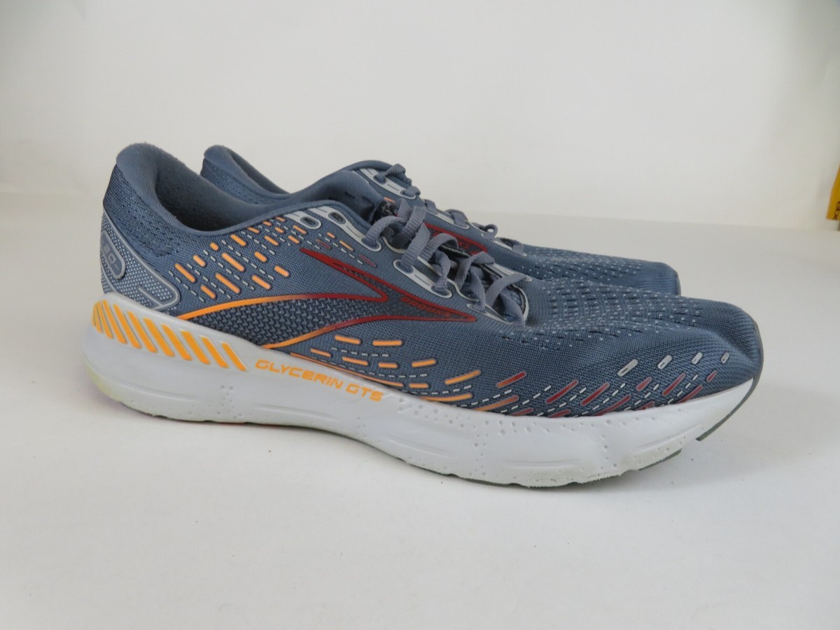 Brooks Glycerin GTS 20 Size 10 Mens Grey Orange Running Shoes 1103831D034 Brooks MEN main image 3